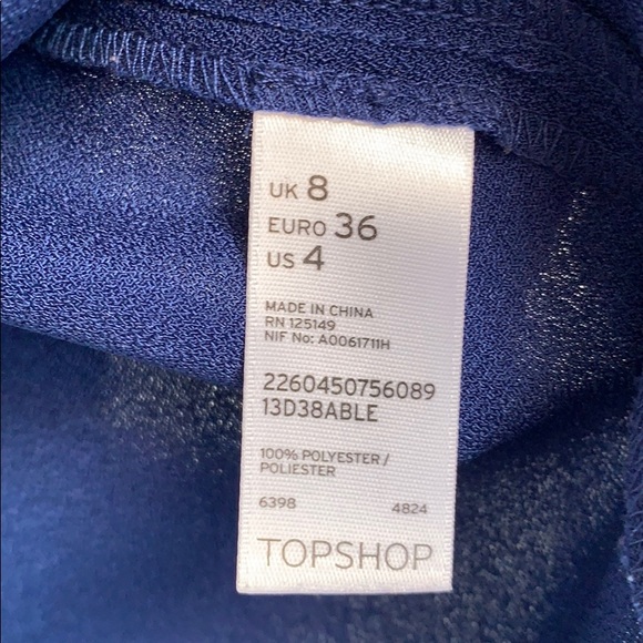 BOGO Gorgeous Topshop top sz 4 - Picture 5 of 7